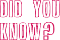 DID YOU KNOW?